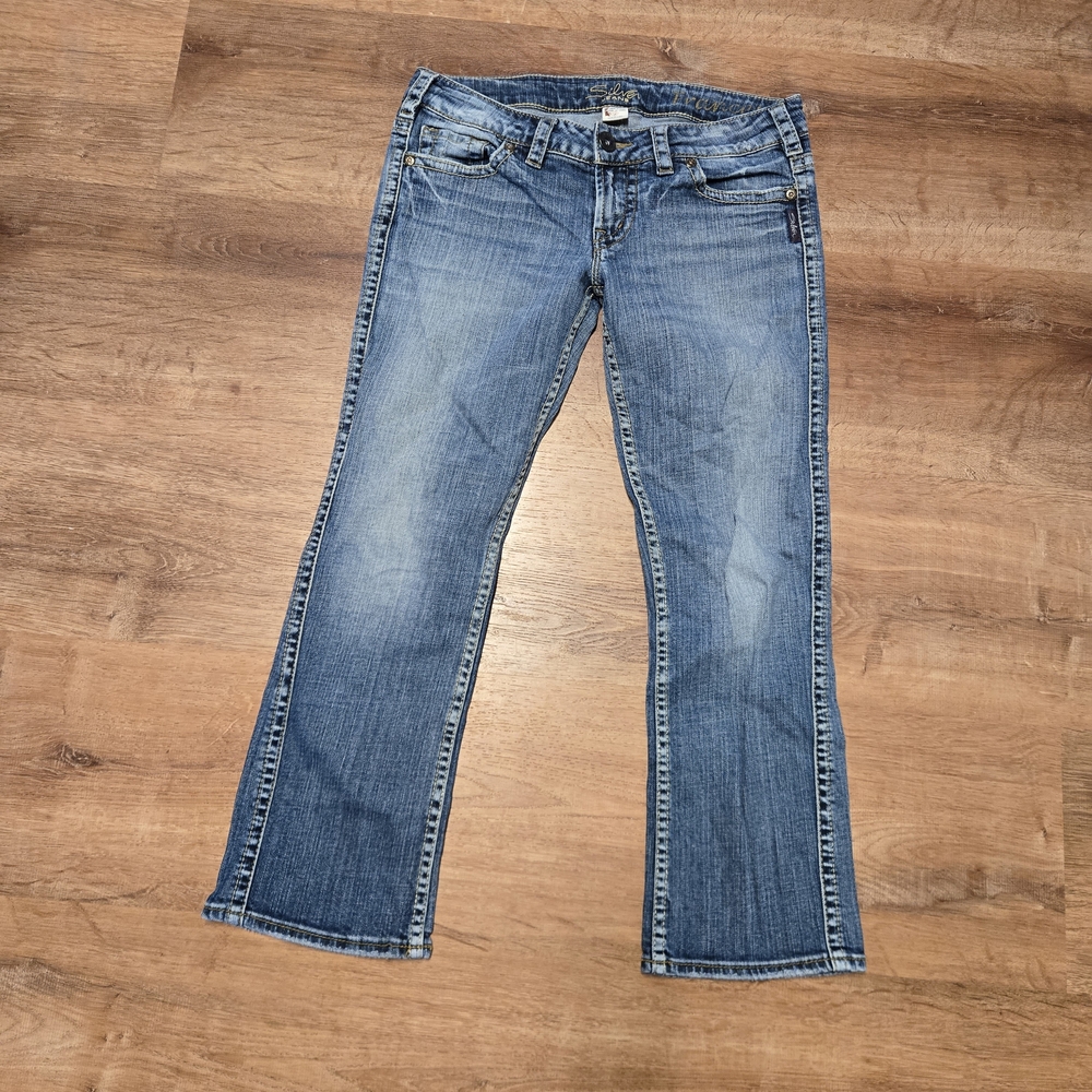 Silver Jeans Women's Light Blue Frances Jean Capris Size 29